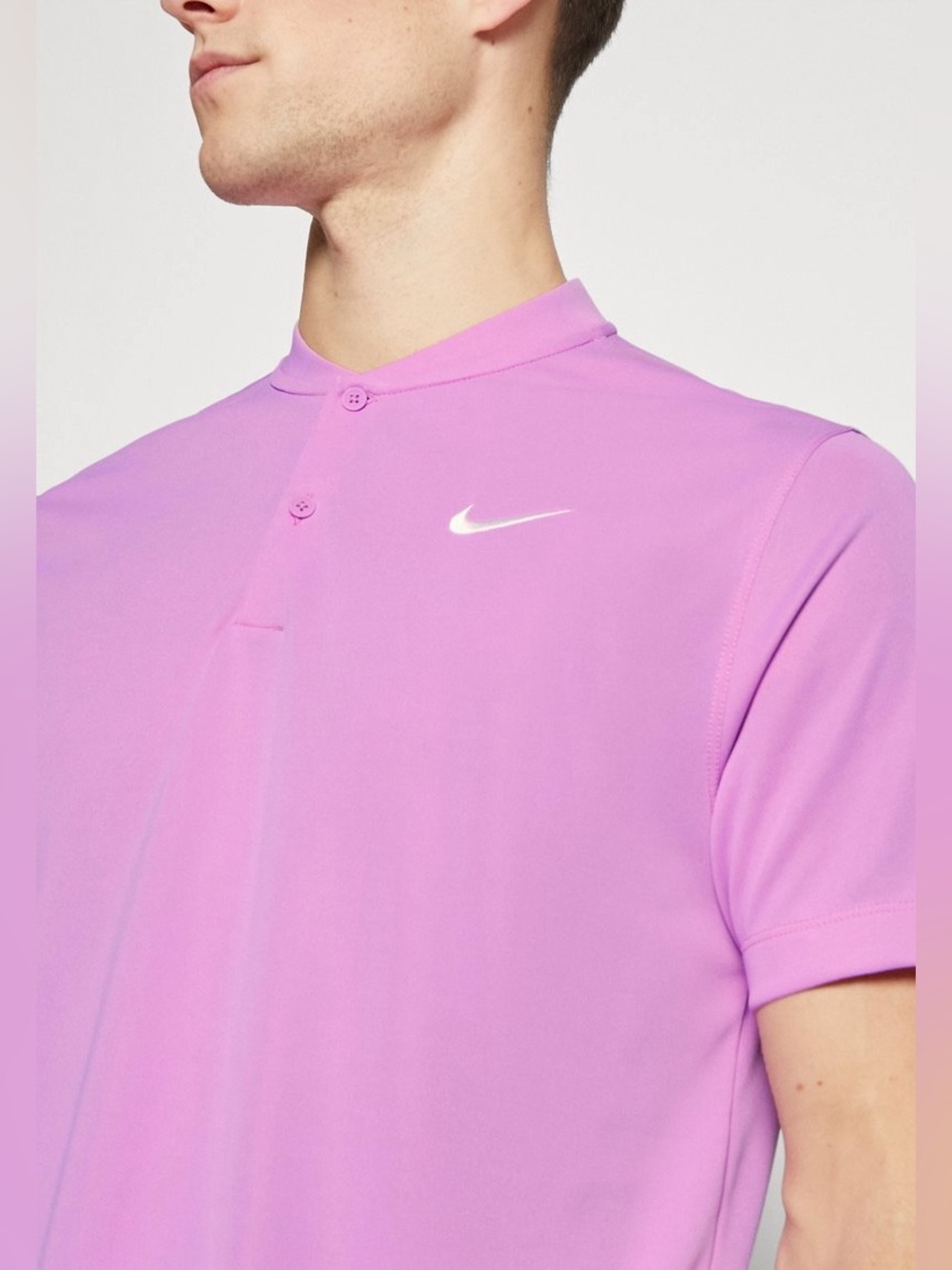 Nike Dri-FIT Victory Blade Collar Golf Polo Men's Medium Violet Purple Lilac NEW